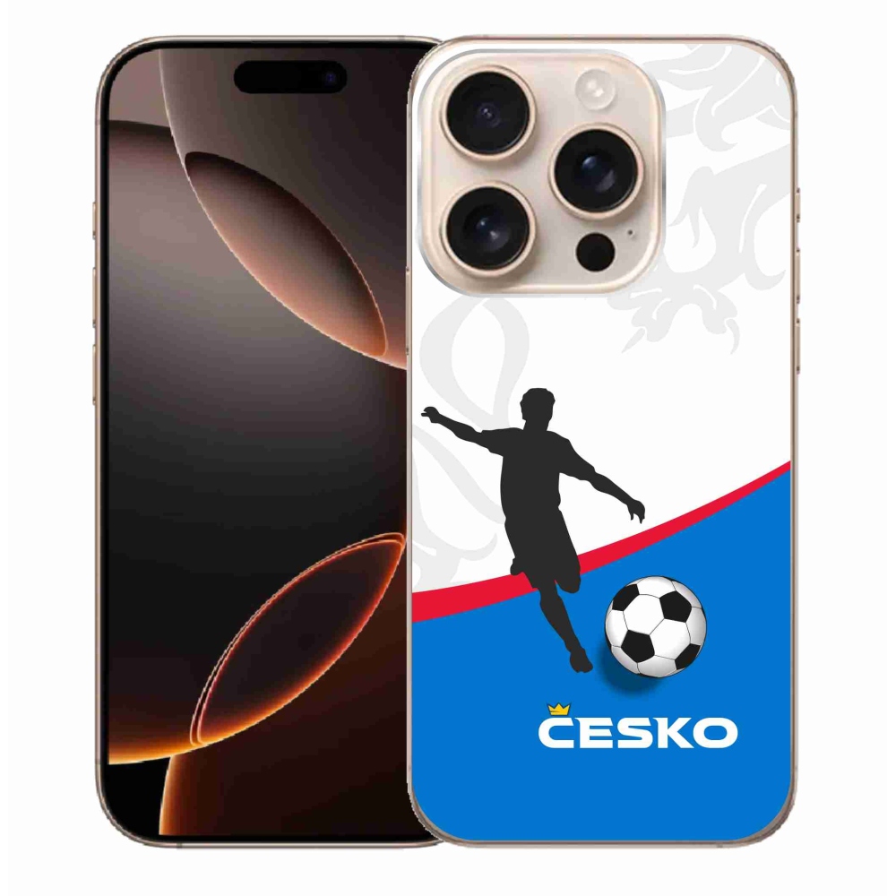 Gél borítás mmCase iPhone 16 Pro Max készülékhez - Labdarúgás Csehország 1