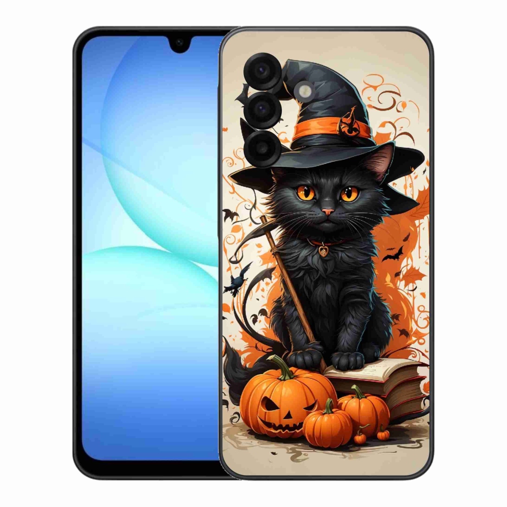 Zselés borítás mmCase Samsung Galaxy A17 4G/5G - macska varázsló számára