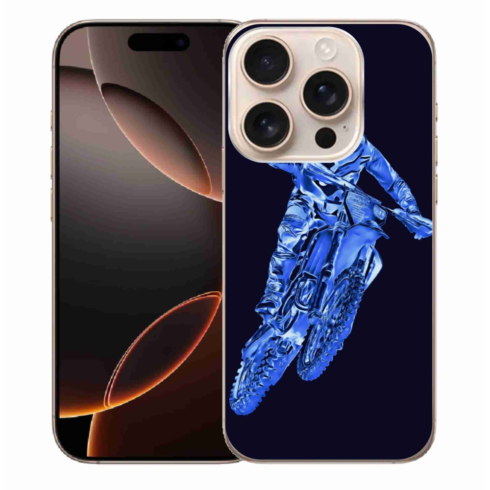 Zselés borítás mmCase iPhone 16 Pro Max készülékhez - motocross 1