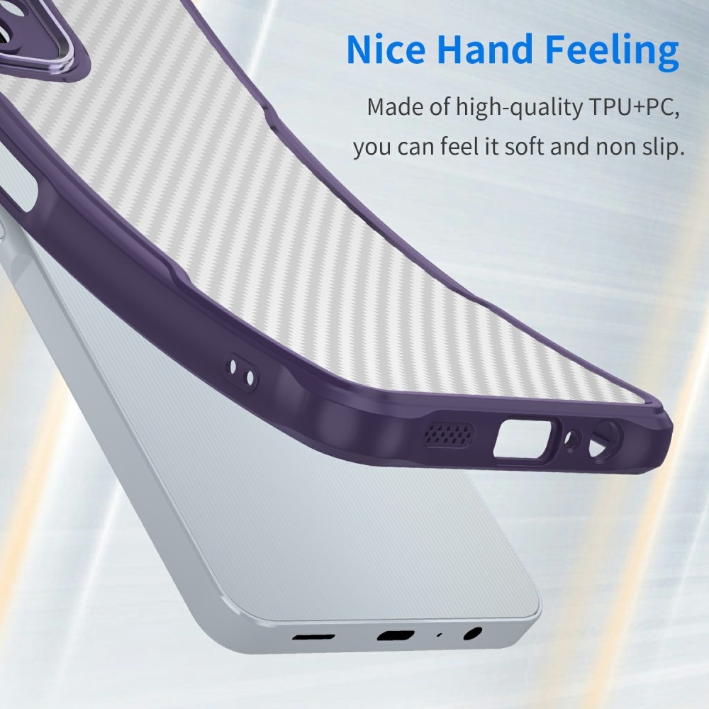 Textúrák tartós borító Samsung Galaxy A06 4G készülékhez - lila