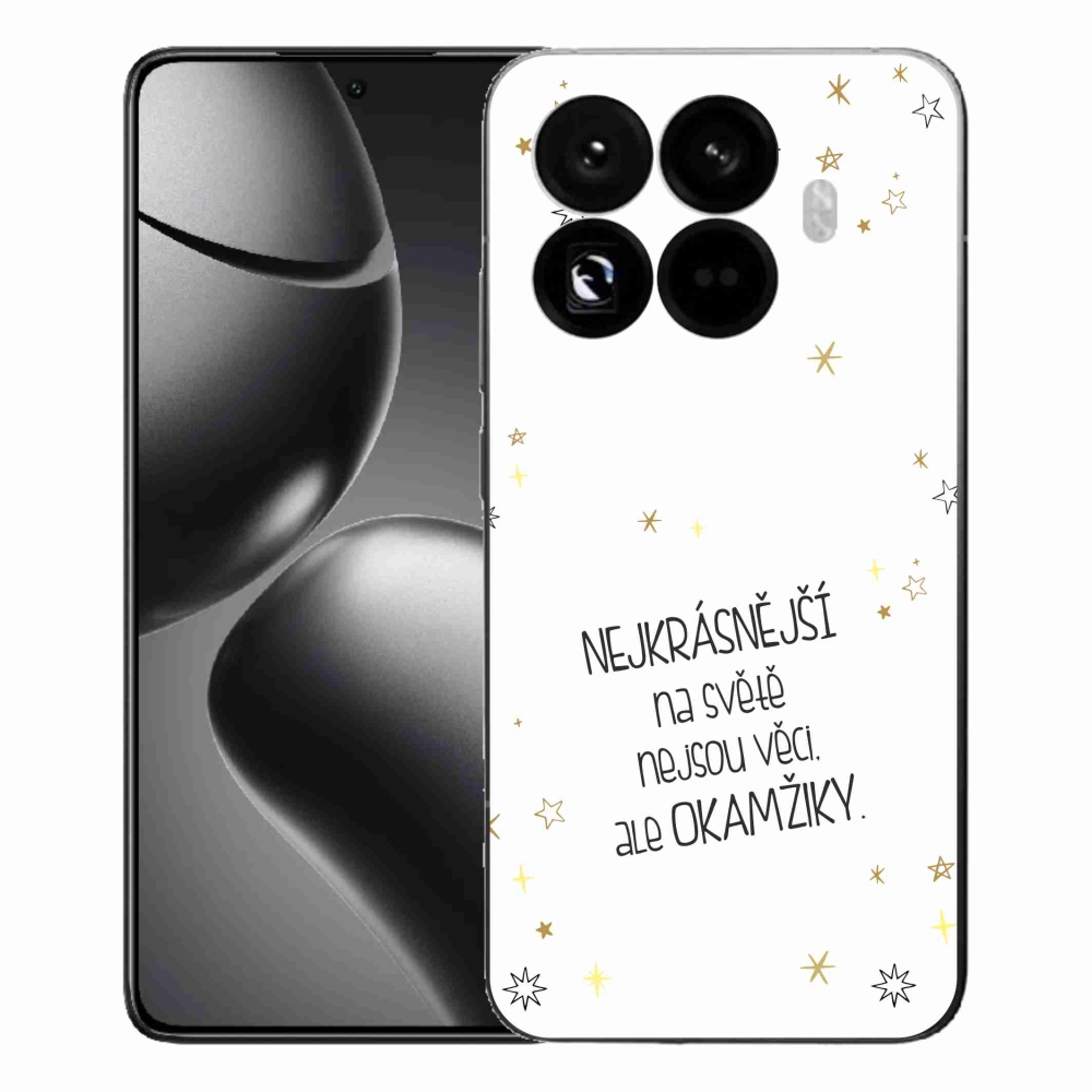 Gél borítás mmCase a Xiaomi 15T Pro számára - idézem 4 fehér háttér