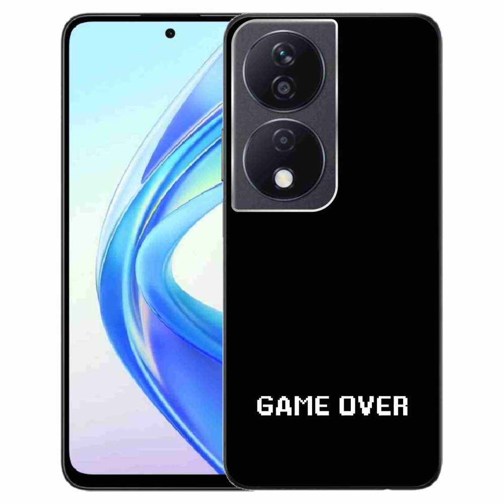 Gél borító mmCase a Honor X7b/Honor 90 Smart készülékhez - játék fekete háttérrel