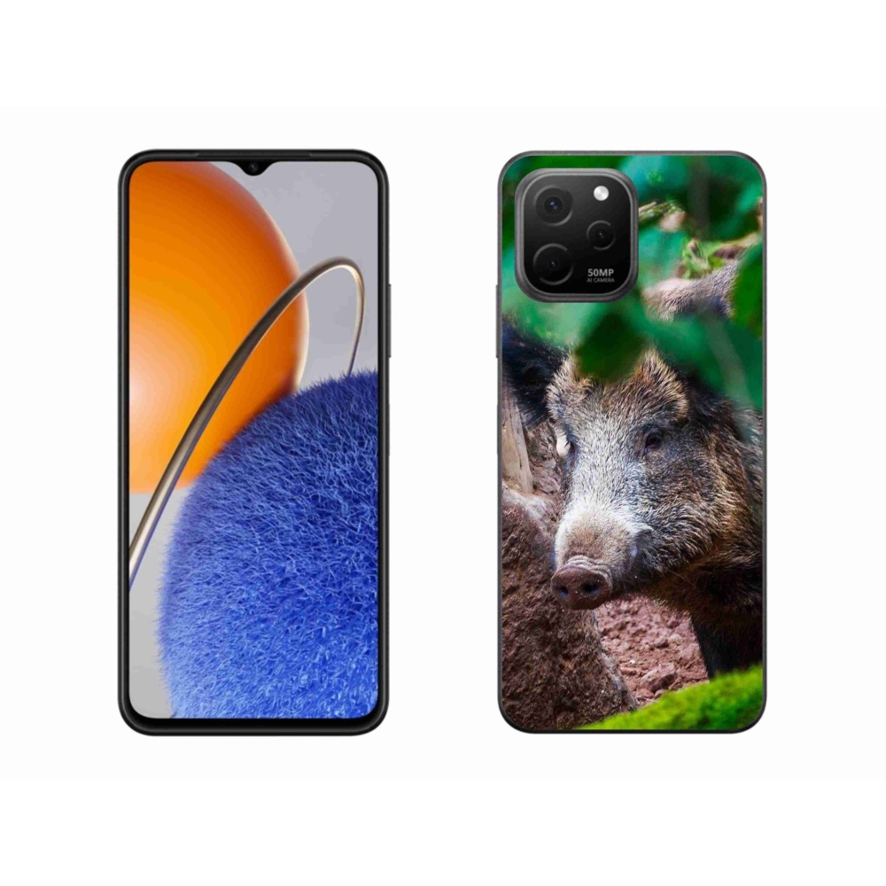 Gél borító mmCase a Huawei Nova Y61 készülékhez - vaddisznó