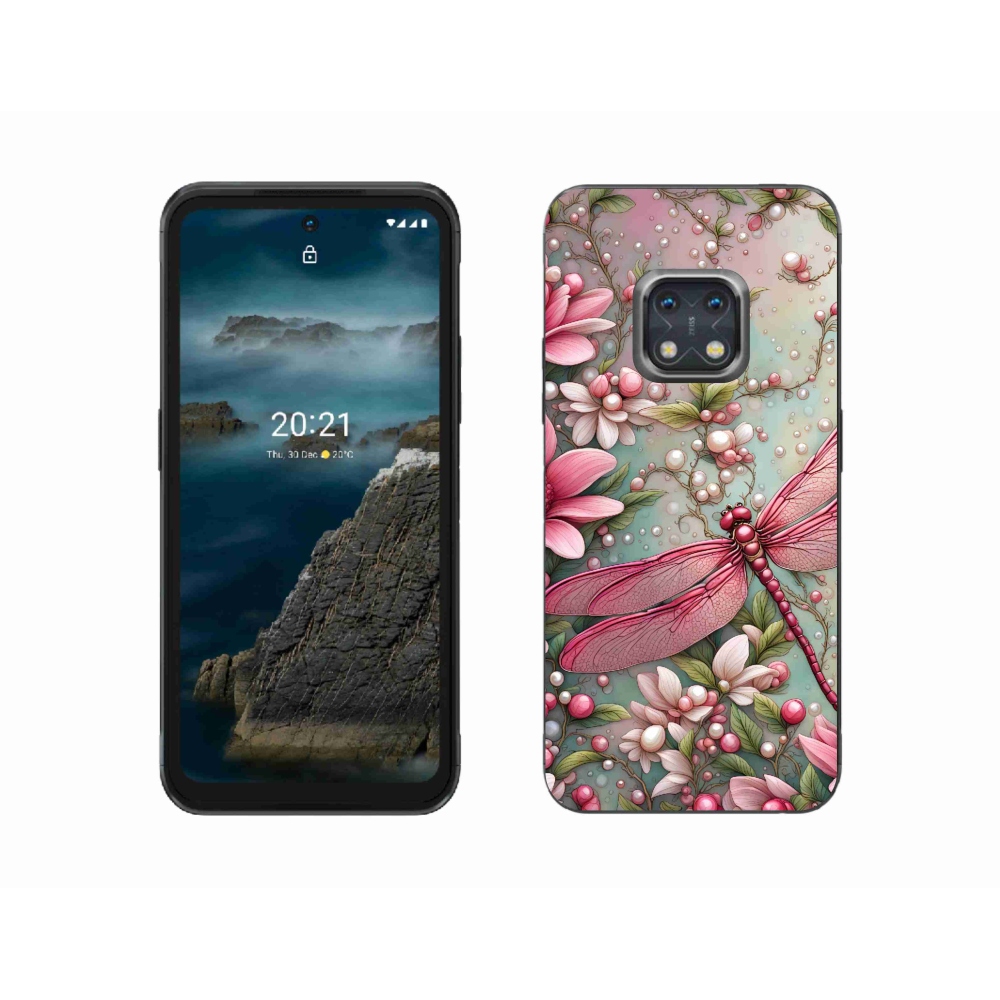 Zselés borítás mmCase a Nokia XR20 készülékhez - szitakötő