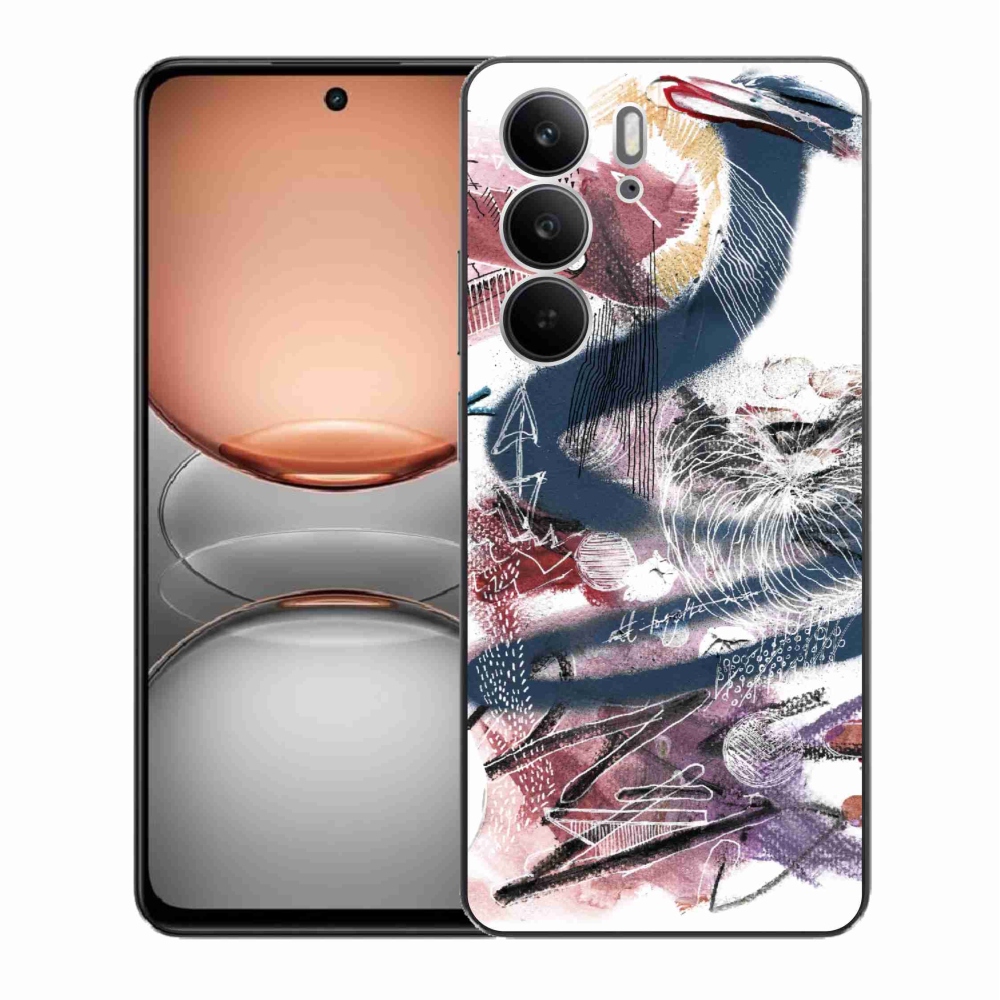 Gél borítás mmCase a Realme C75 készülékhez - absztrakt motívum 28