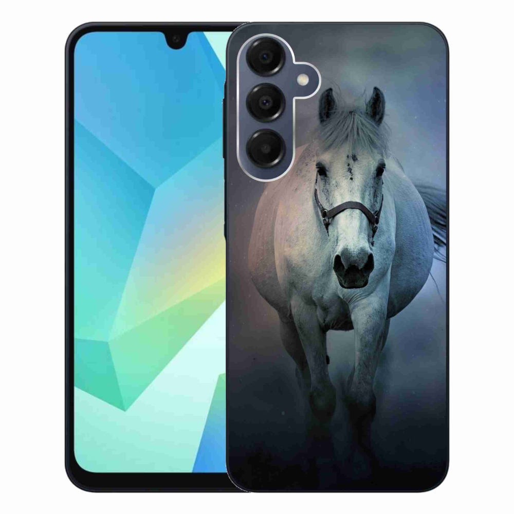 Gél tok mmCase a Samsung Galaxy A16 4G/5G készülékhez - futó fehér ló