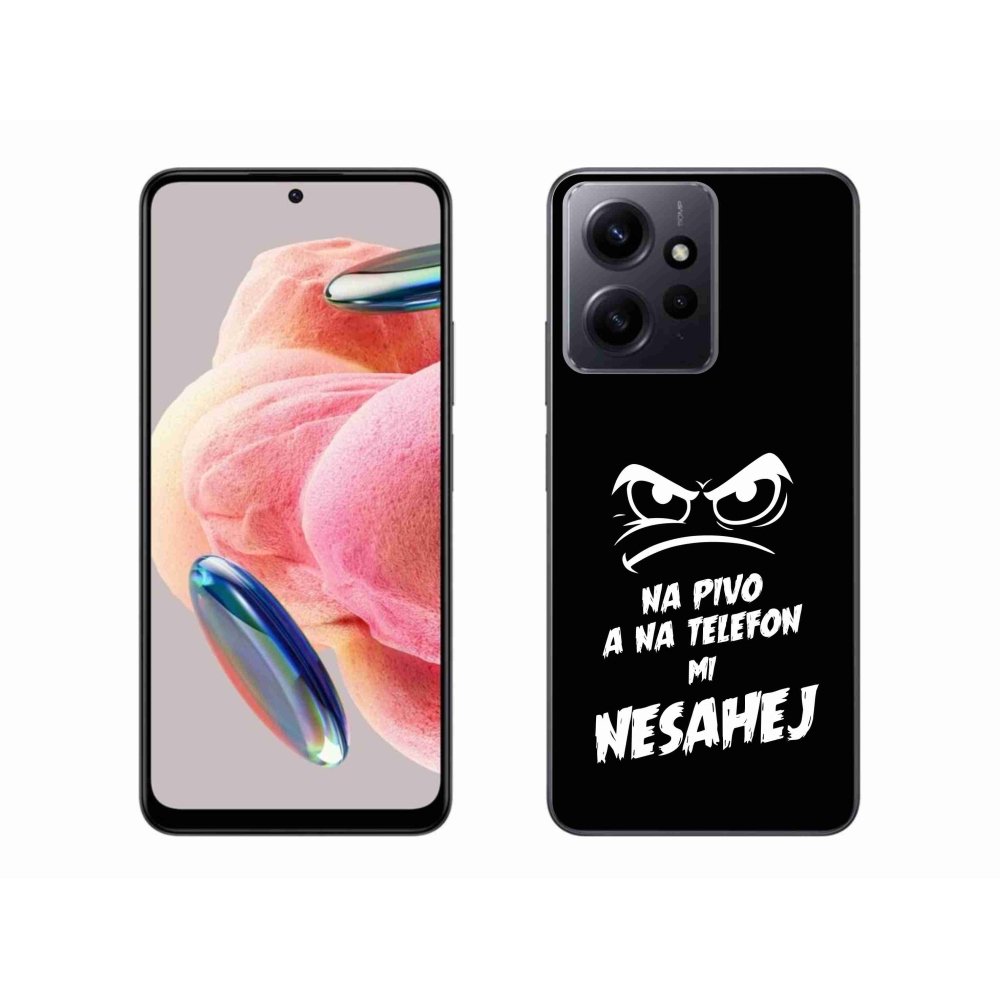 Gél borítás mmCase a Xiaomi Redmi Note 12 4G - sör motívum 2 fekete háttérrel