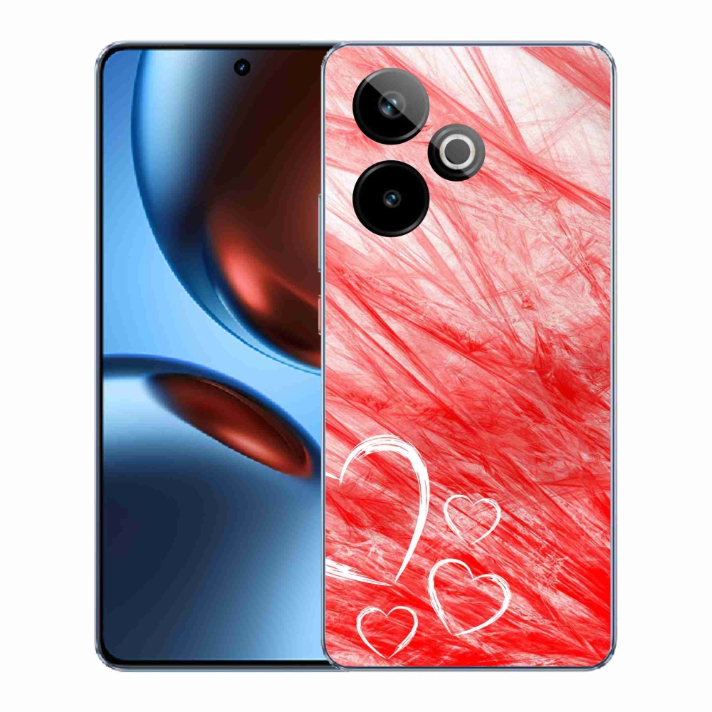 Gél borítás mmCase a Realme GT 7 5G/GT 7T 5G számára - szív