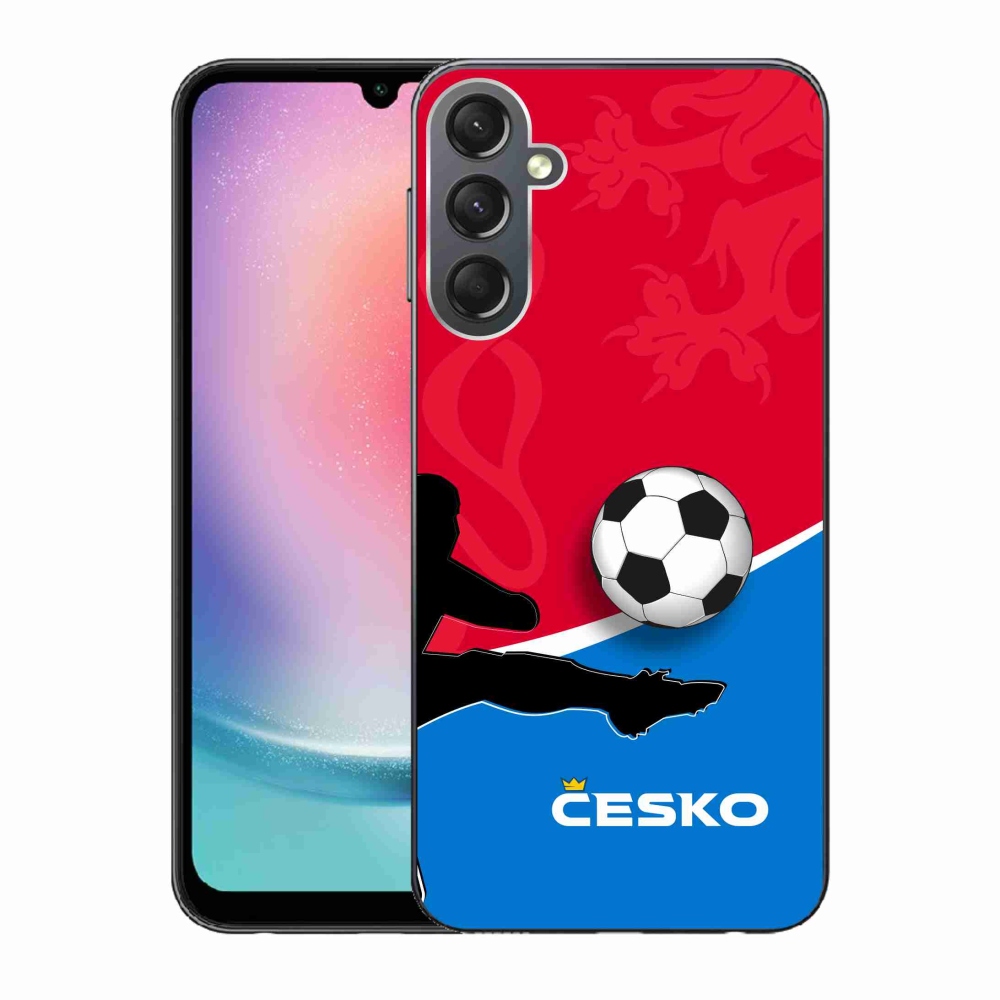 Gél borítás mmCase Samsung Galaxy A24 - futball Csehország 2