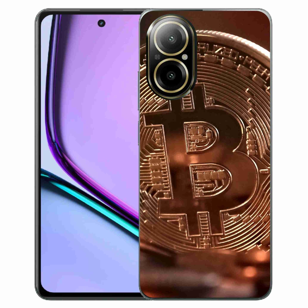 Gél borító mmCase a Realme C67 készülékhez - bitcoin