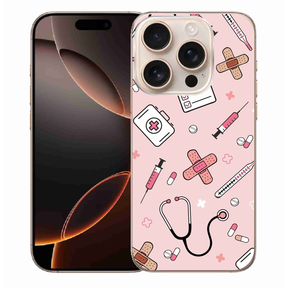 Gél védőburkolat mmCase iPhone 16 Pro Max készülékhez - Egészségügy 2