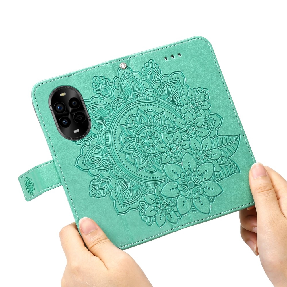 Mandala könyv tok a Huawei Nova 13 Pro 5G-hez - teáskék színben