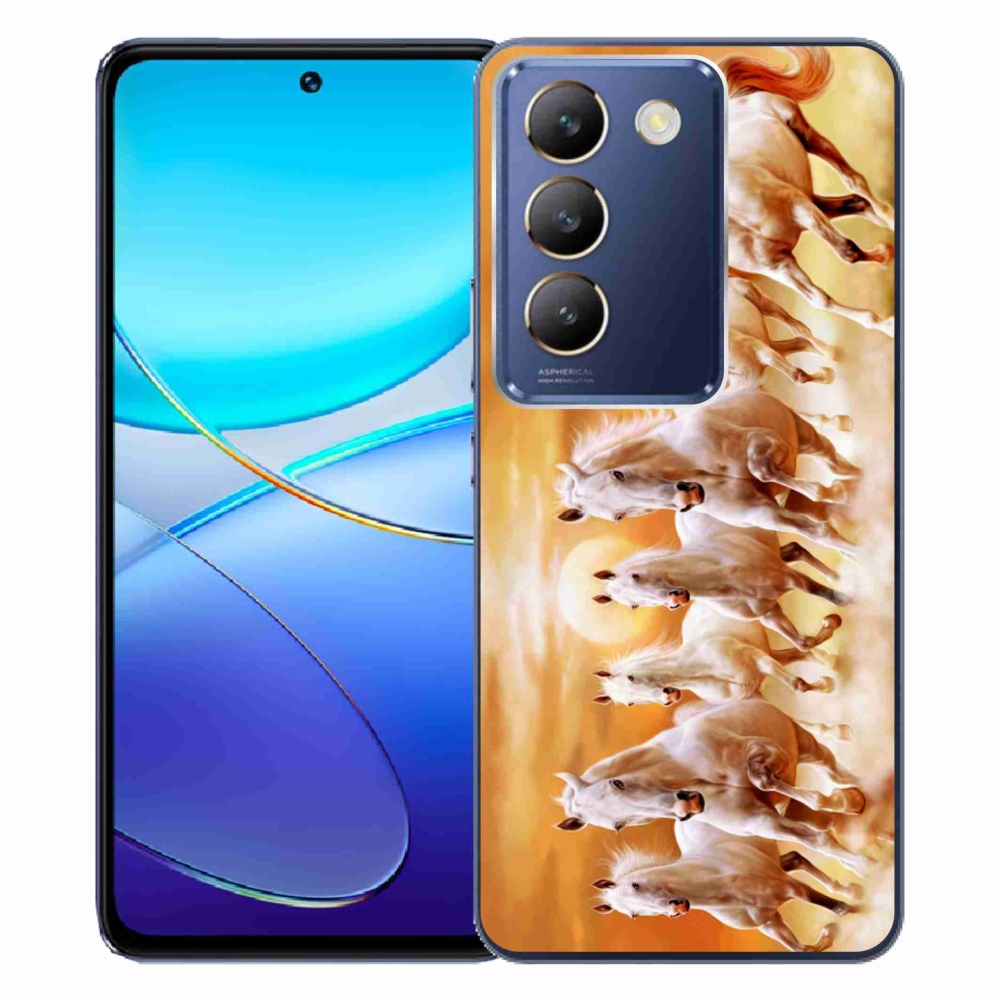 Gél tok mmCase a Vivo V40 SE 4G/5G készülékhez - 2 lovak