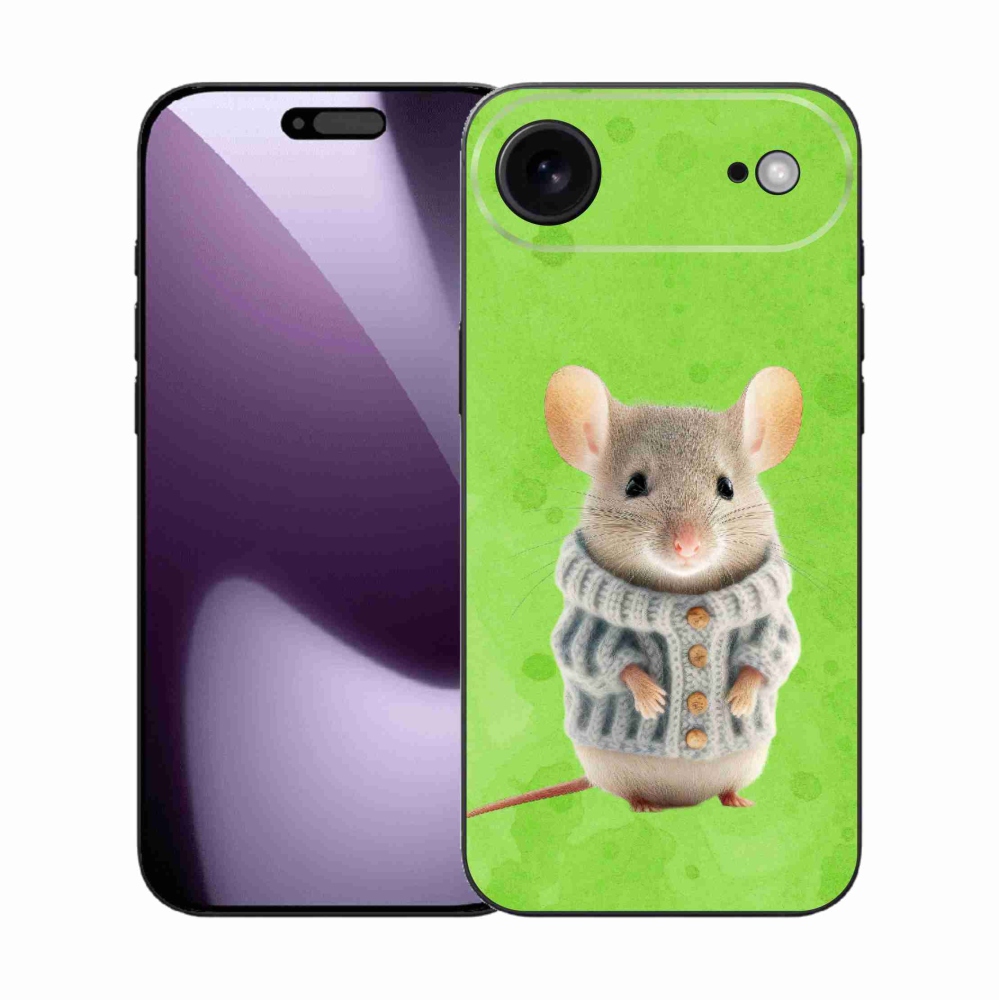 Gél borítás mmCase iPhone 17 Air készülékhez - egér pulóverben