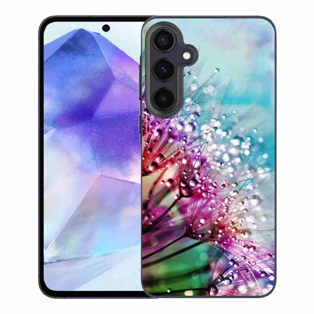Gél borítás mmCase Samsung Galaxy A55 5G - színes virágokhoz