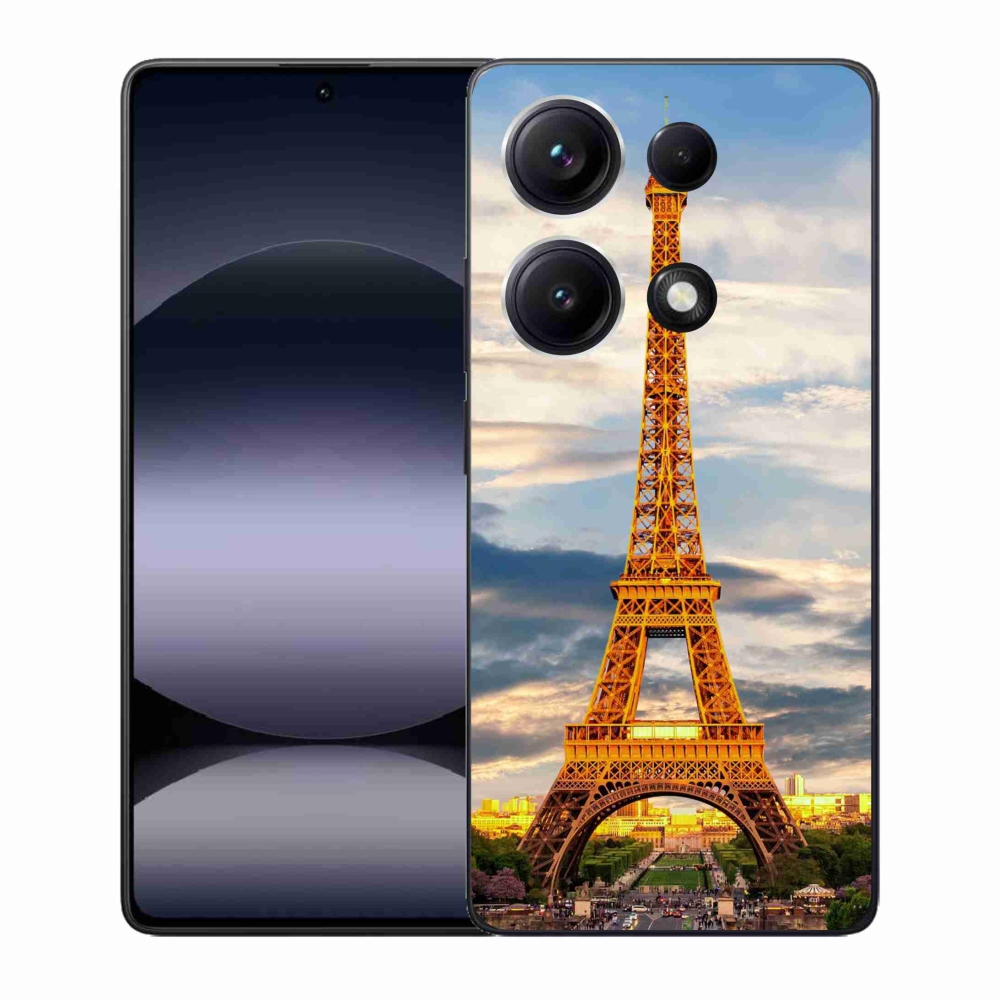 Gél borítás mmCase a Xiaomi Redmi Note 14S-hez - eiffel torony 3