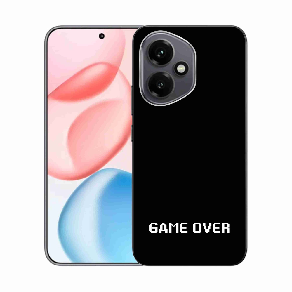 Zselés borító mmCase a Honor 400-hoz - játék fekete háttérrel