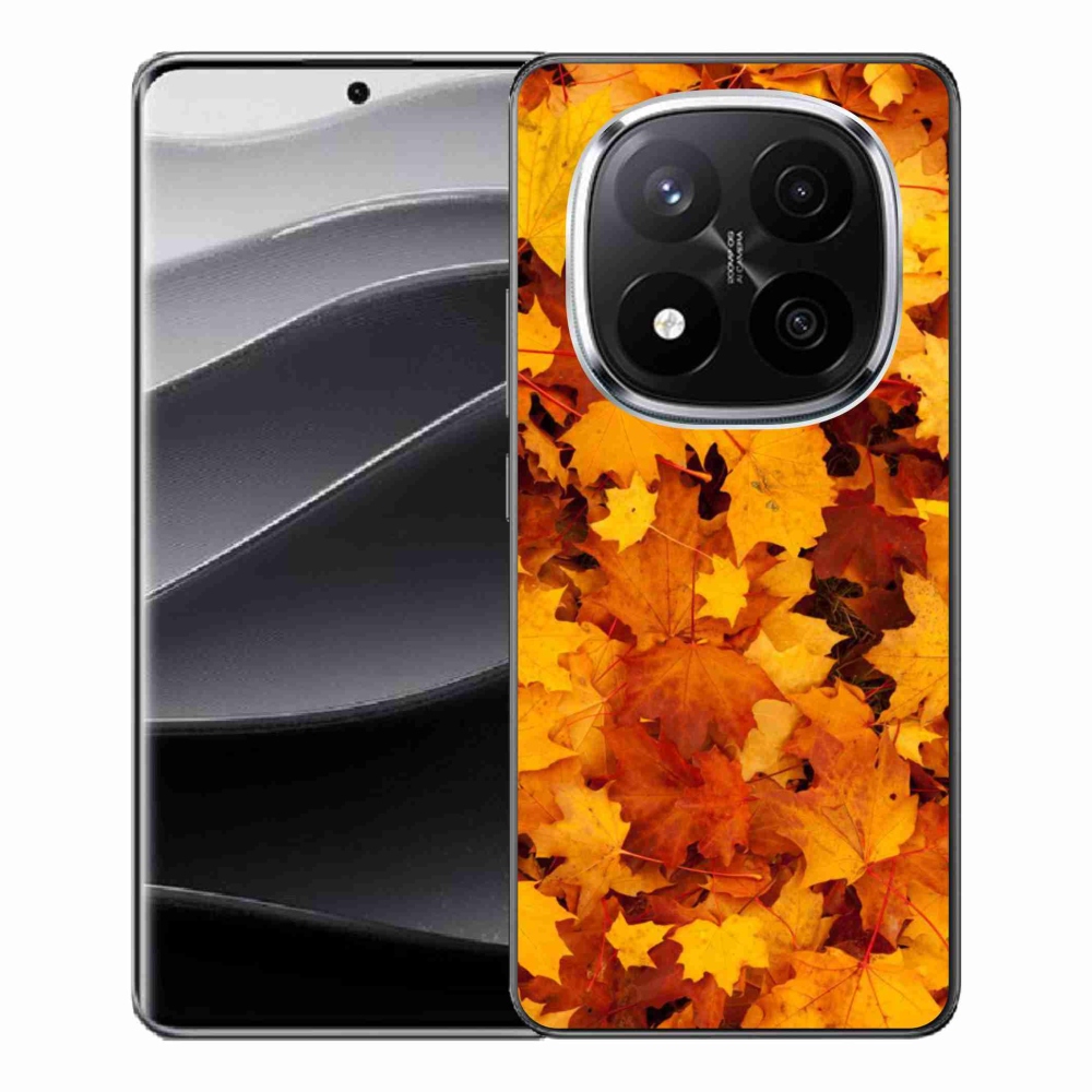 Gél borítás mmCase a Xiaomi Redmi Note 14 Pro+ 5G számára - juharlevelek