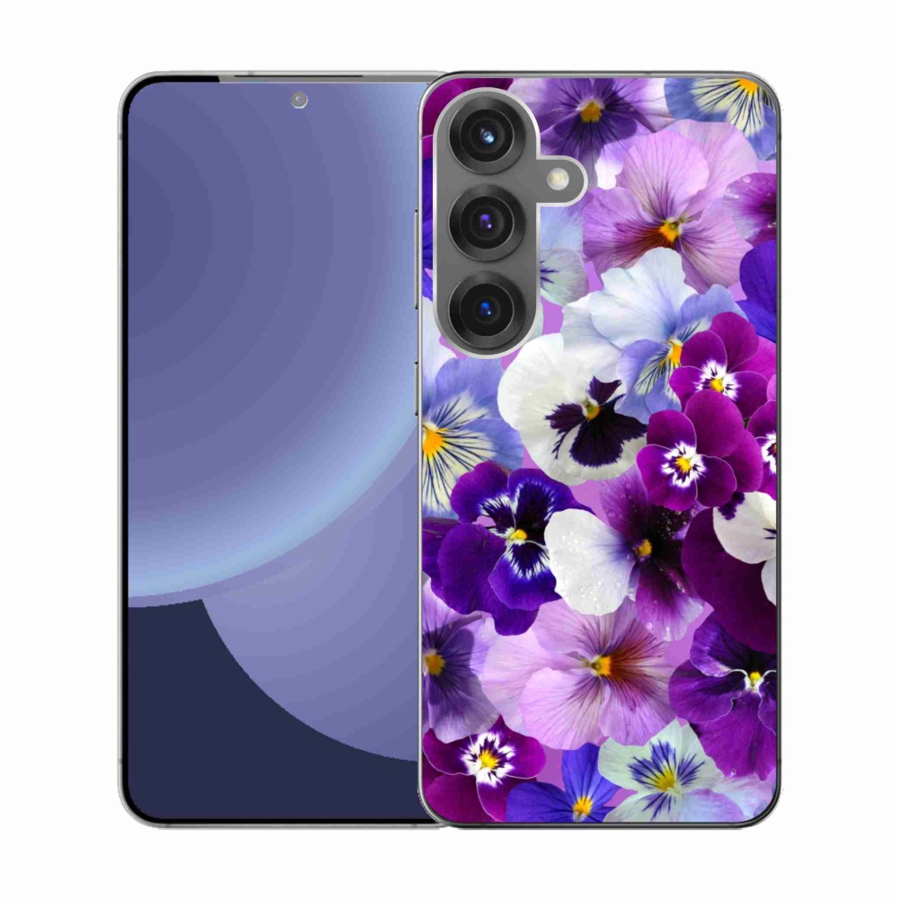 Gél borító mmCase Samsung Galaxy S25 - virágok 9