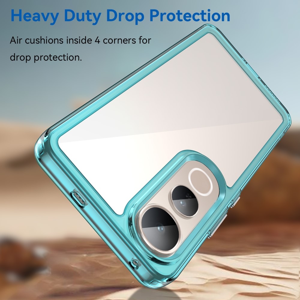 Gél tok fix hátlappal a Vivo V50 Lite 4G/5G készülékhez - világoskék színben