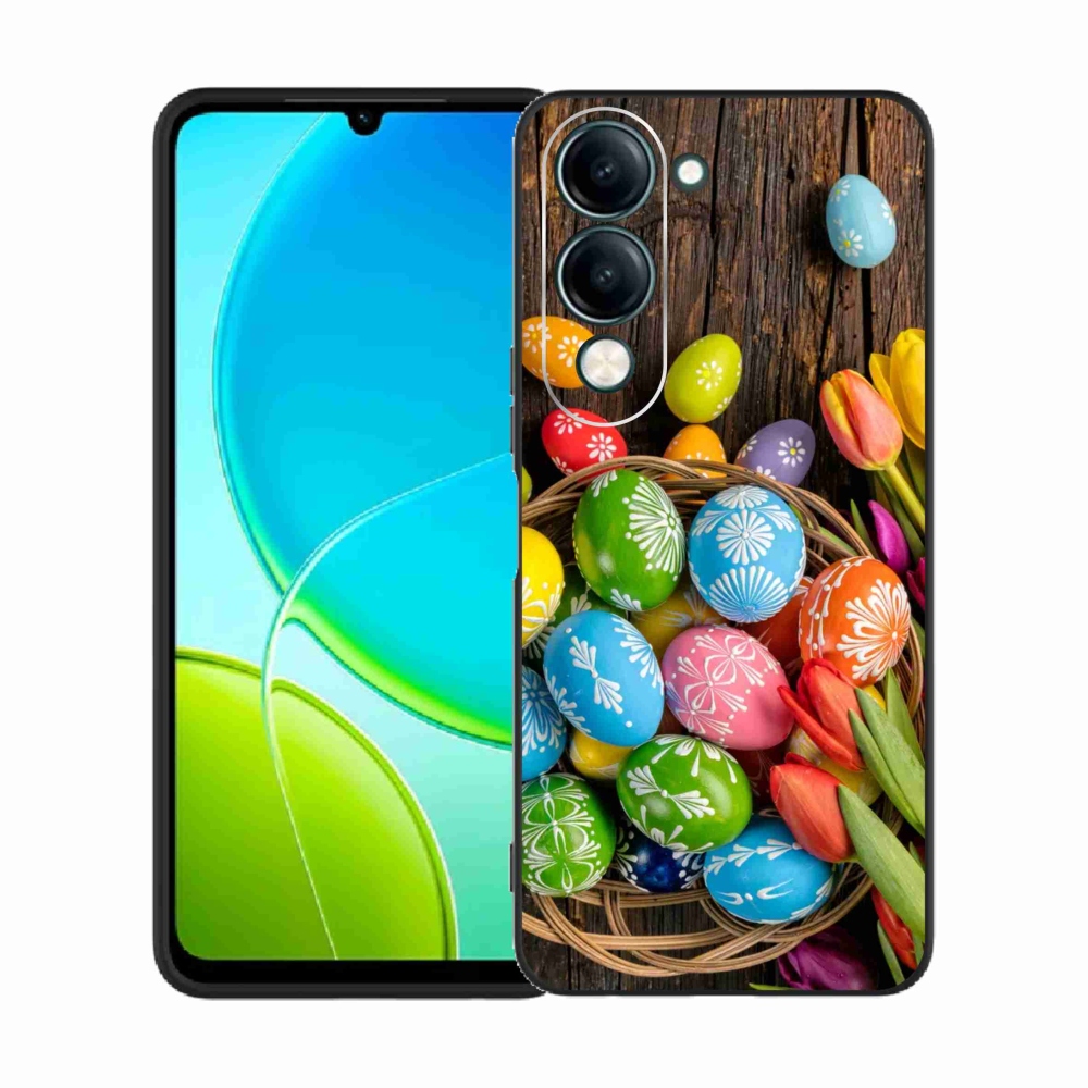 Gél borító mmCase a Vivo Y29s 5G-hez - Húsvéti tojás