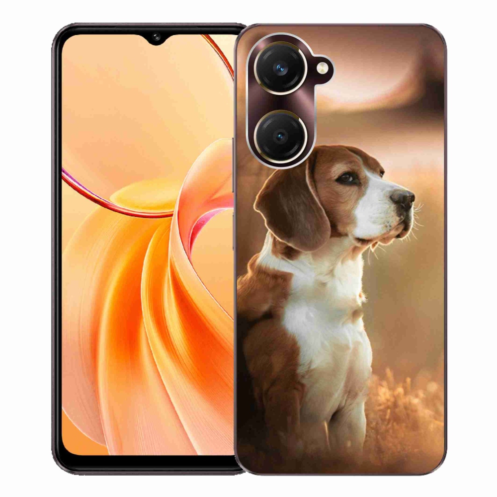 Gél védőburkolat mmCase a Vivo Y28s 5G készülékhez - bézs színű