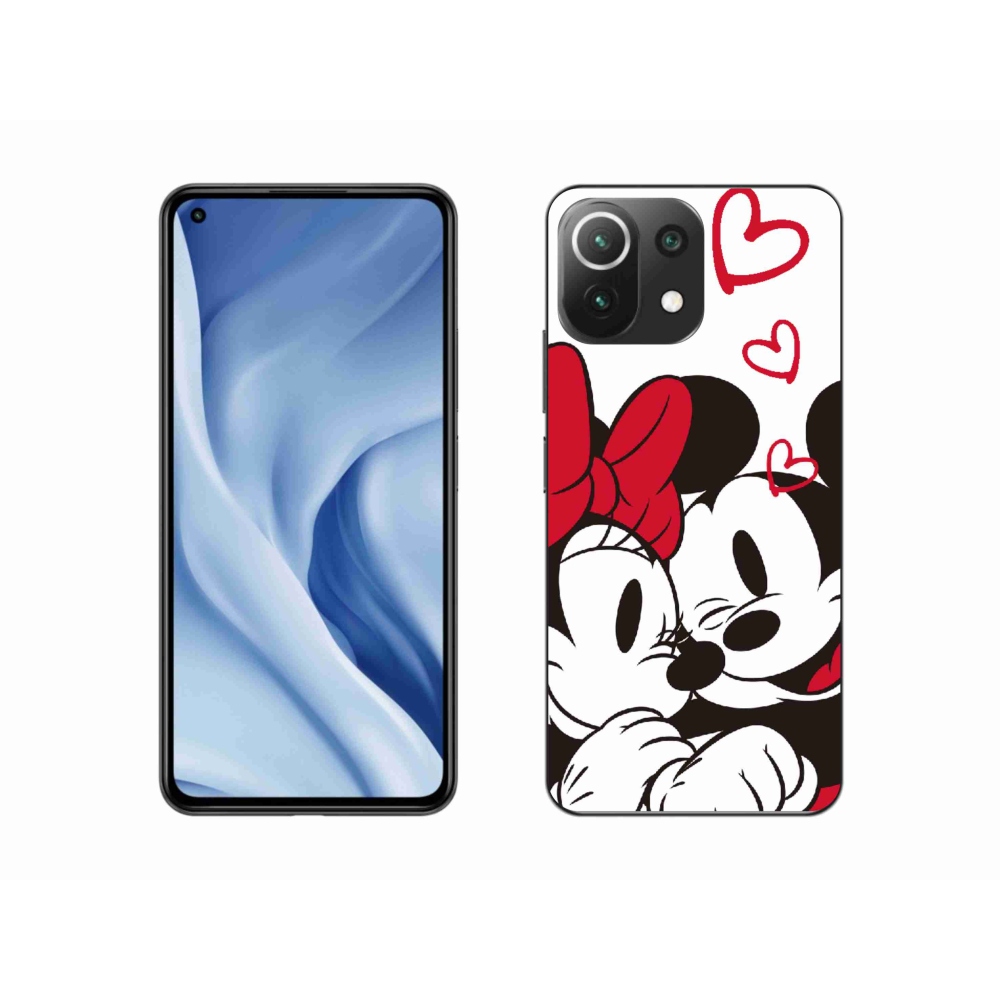 Gél borítás mmCase a Xiaomi 11 Lite 5G NE számára - minnie és mickey