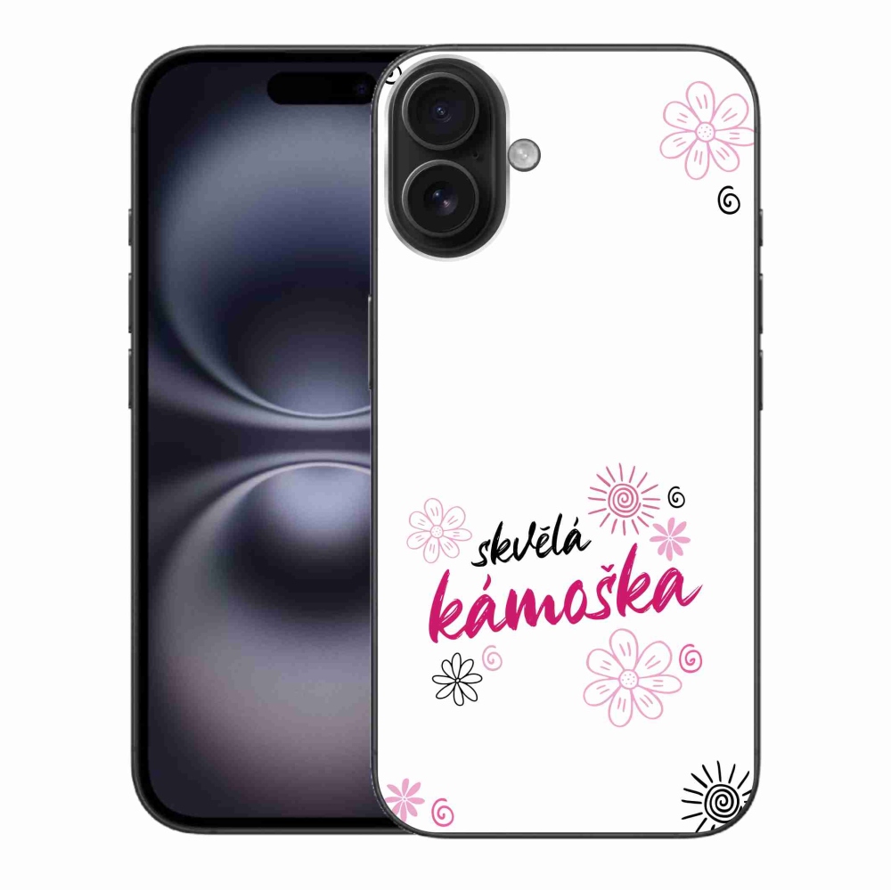 Gél borítás mmCase iPhone 16 Plus készülékhez - nagyszerű haver fehér háttér