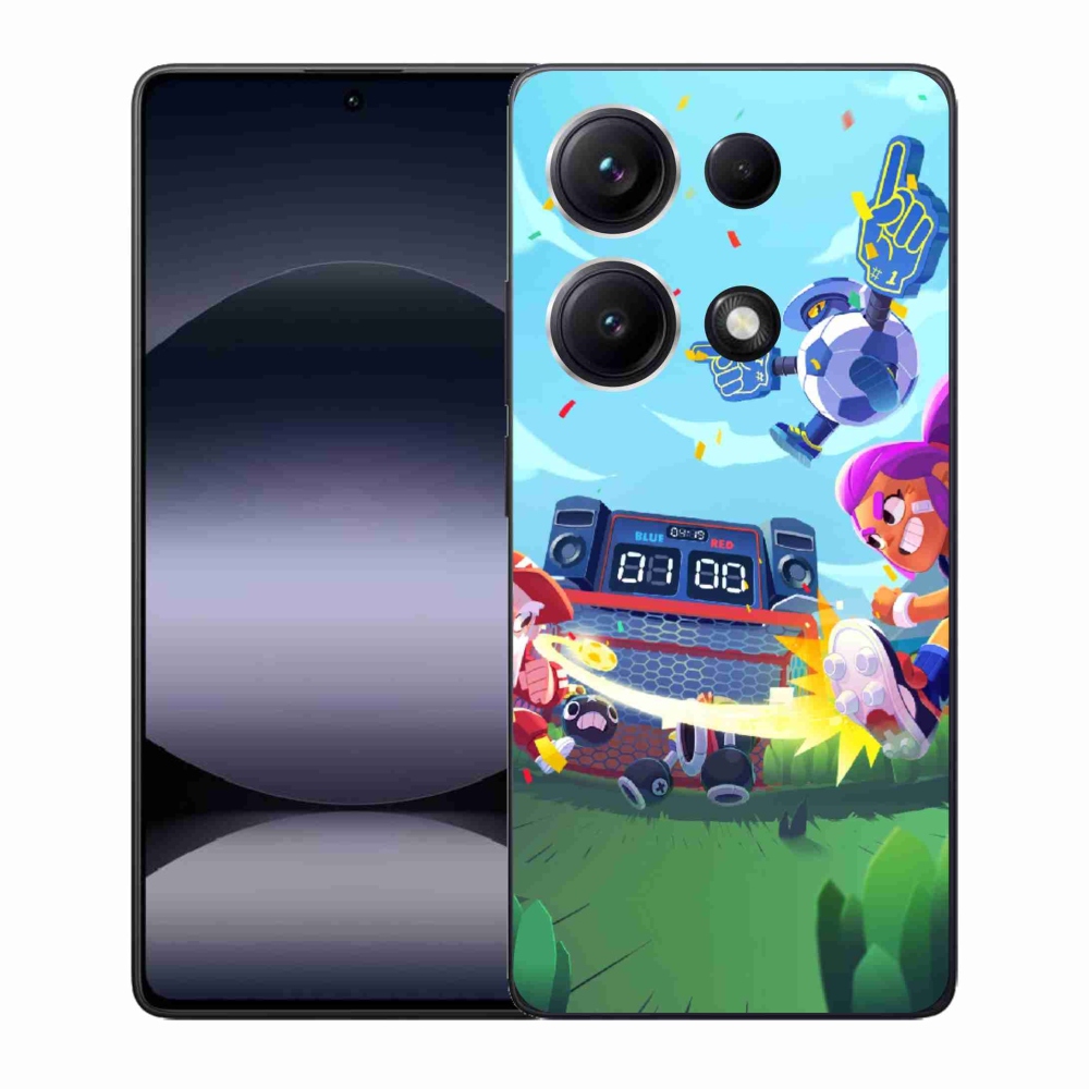 Gél borítás mmCase a Xiaomi Redmi Note 14S-hez - verekedés csillagok 1