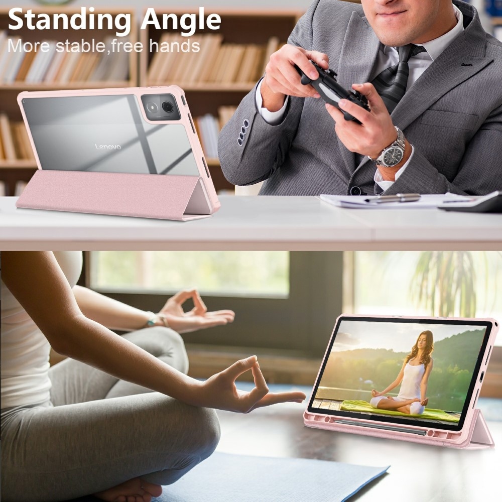 Ügyes záró tok Lenovo Tab K11 Plus táblagéphez - rózsaszín