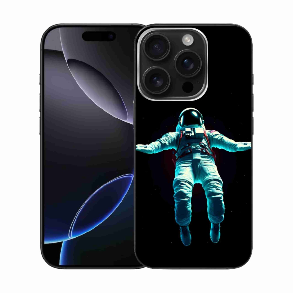 Zselés borítás mmCase iPhone 16 Pro készülékhez - űrhajós
