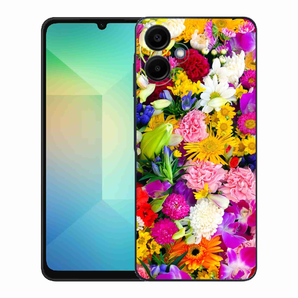 Gél borítás mmCase Samsung Galaxy A06 4G - virágok 12