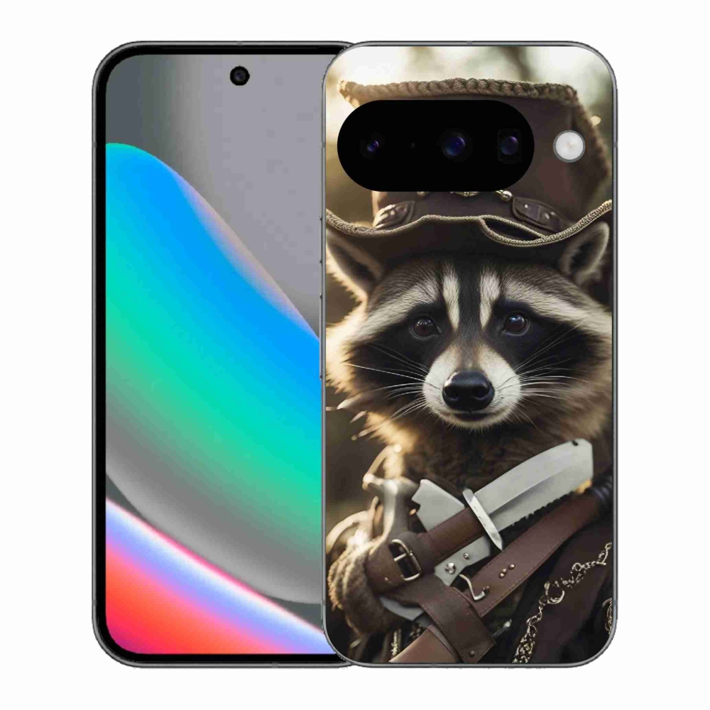 Gél borítás mmCase a Google Pixel 10 számára - mosómedve egyenruhában