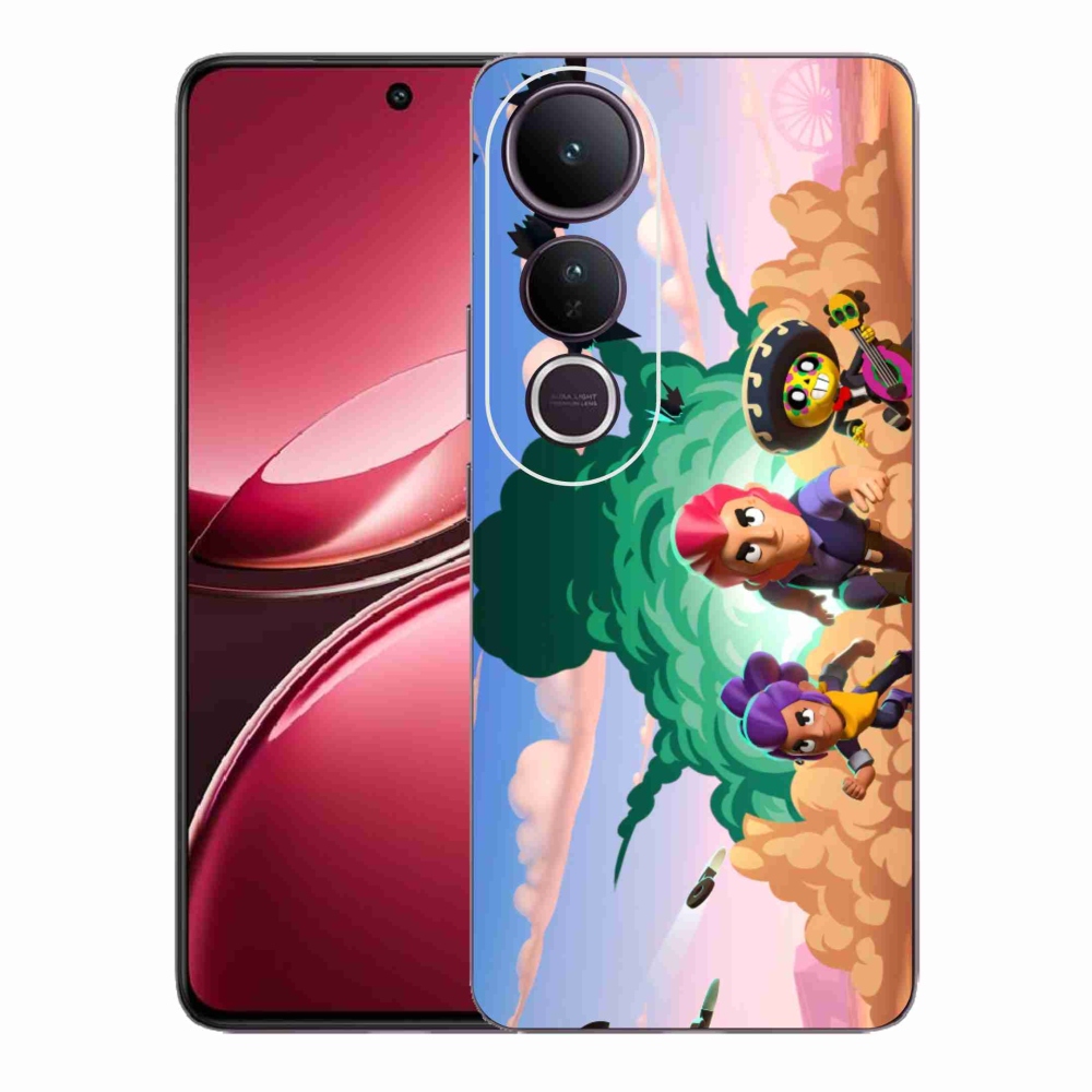 Gél borítás mmCase a Vivo V50 Lite 4G/5G-hez - verekedés csillagok