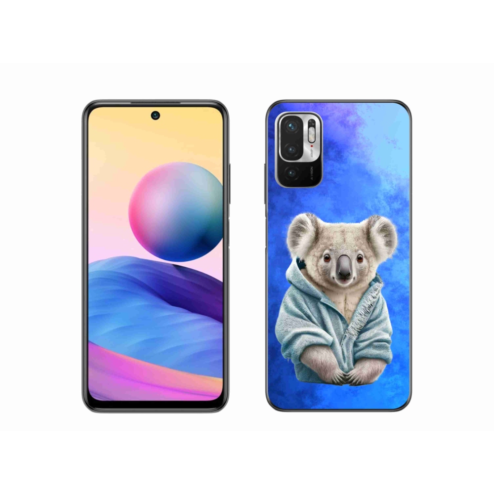 Gél borítás mmCase a Xiaomi Poco M3 Pro/5G számára - koala pulóverben