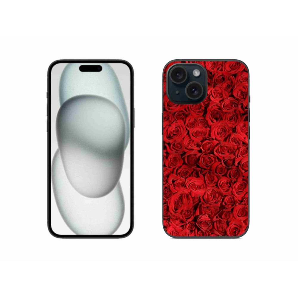 Zselés borítás mmCase iPhone 15 készülékhez - rózsaszínű