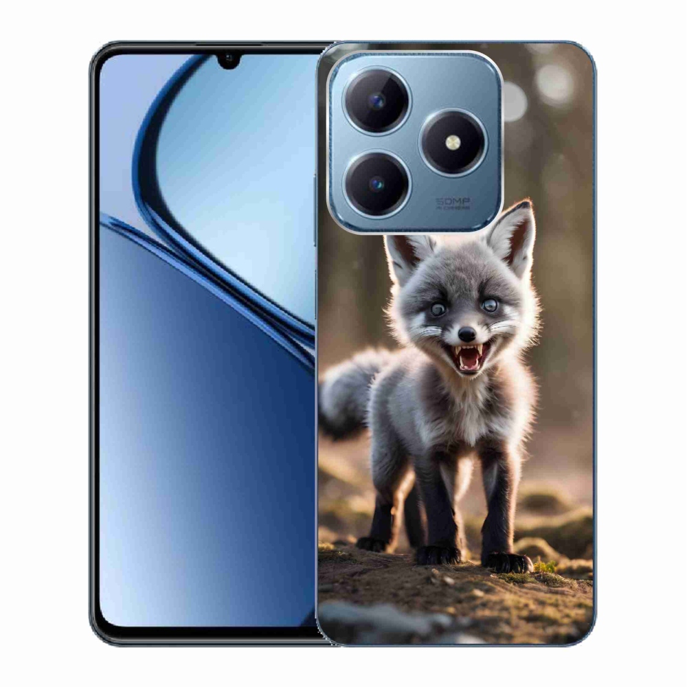Gél borító mmCase a Realme C63 készülékhez - angry fox