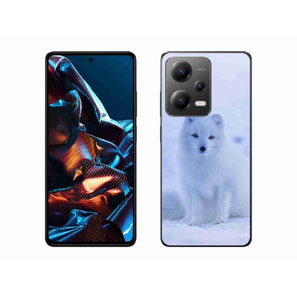 Gél borítás mmCase a Xiaomi Redmi Note 12 Pro 5G számára - polár róka