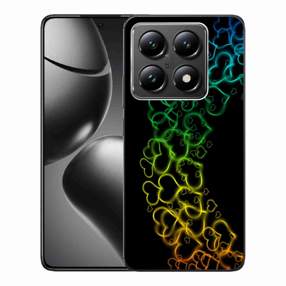 Gél borító mmCase a Xiaomi 14T-hez - színes szívek