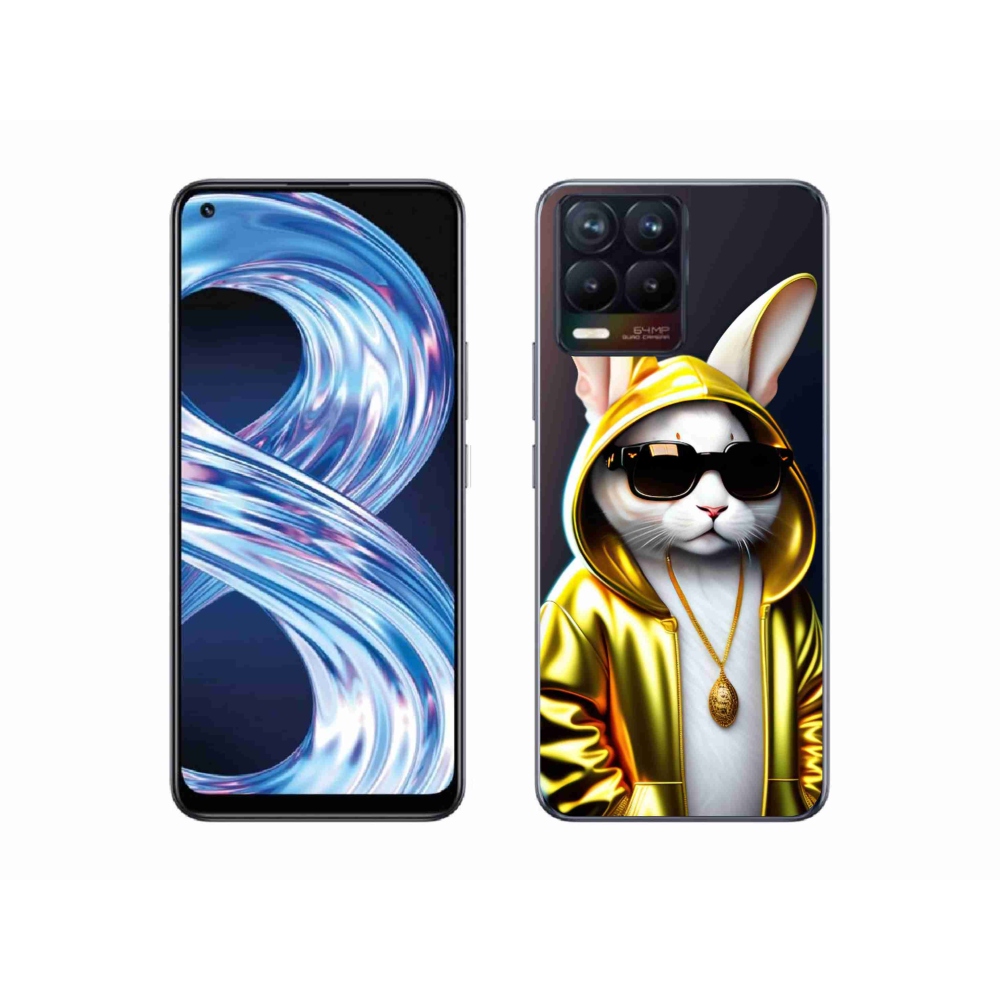 Gél borítás mmCase a Realme 8 Pro számára - cat boss