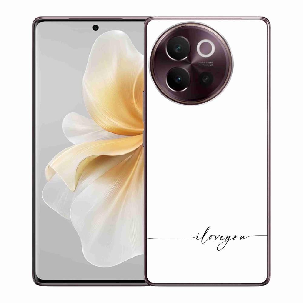 Gél borító mmCase a Vivo V40 Lite 5G-hez - Szeretlek fehér háttérrel