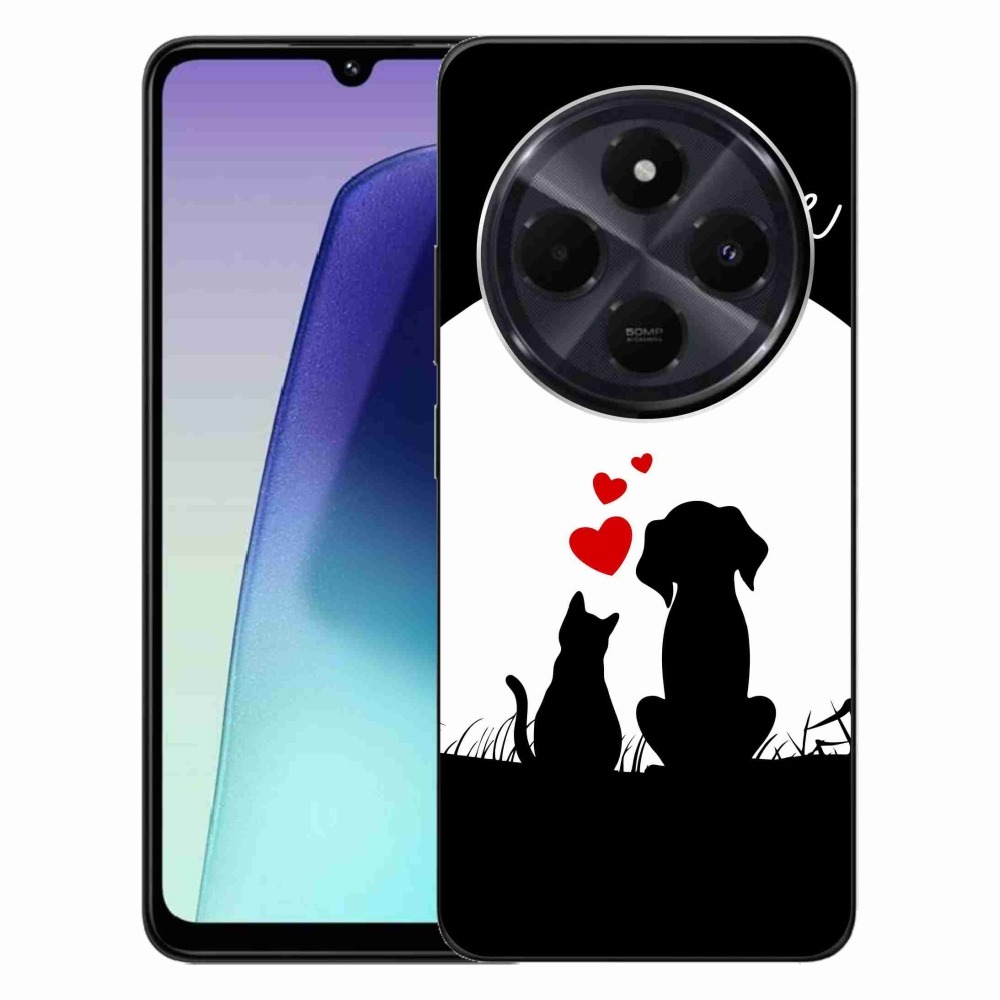 Gél tok mmCase a Xiaomi Redmi 14C/Poco C75-hez - állati szeretet