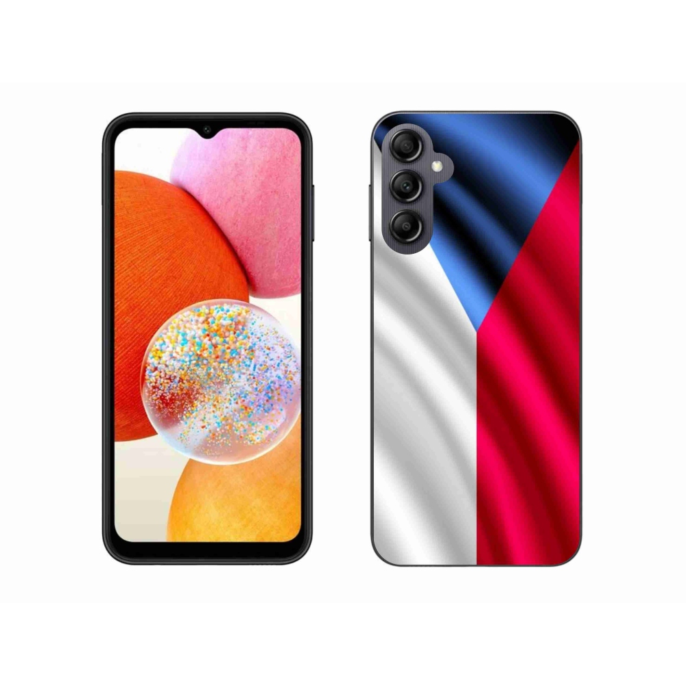 Gél borítás mmCase Samsung Galaxy A14 4G/5G - cseh zászlóhoz