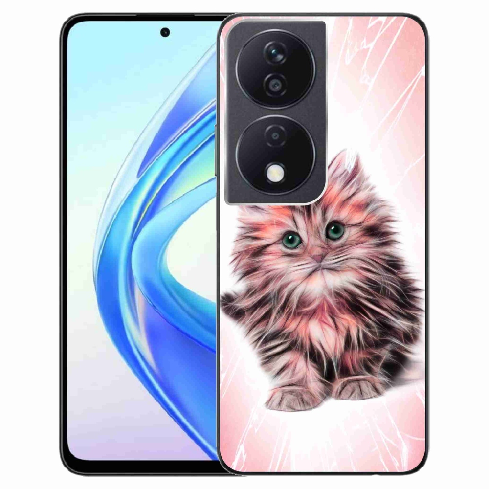 Gél védőhuzat mmCase a Honor X7b/Honor 90 Smart készülékhez - aranyos cica