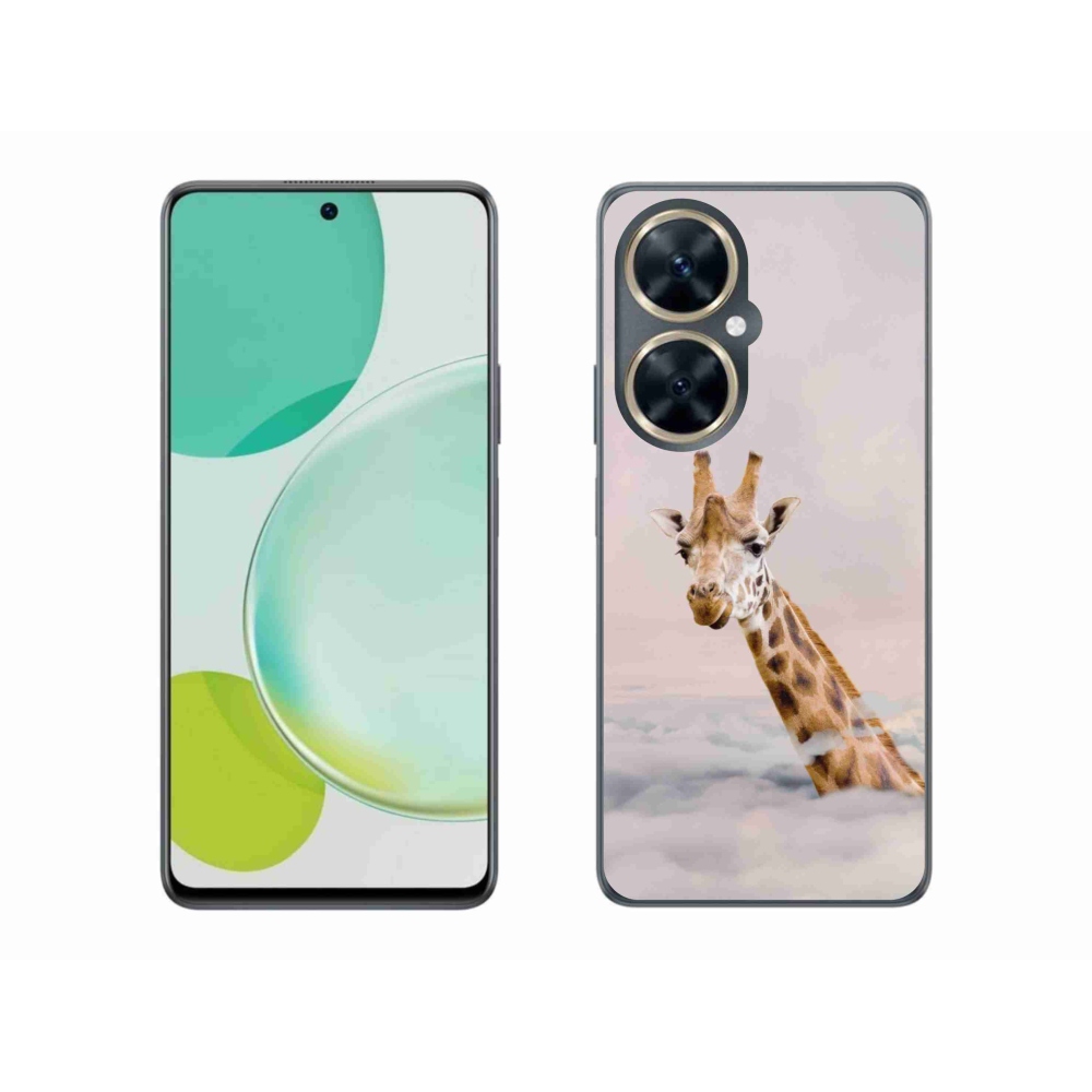Gél borítás mmCase a Huawei Nova 11i készülékre - zsiráf a felhőkben