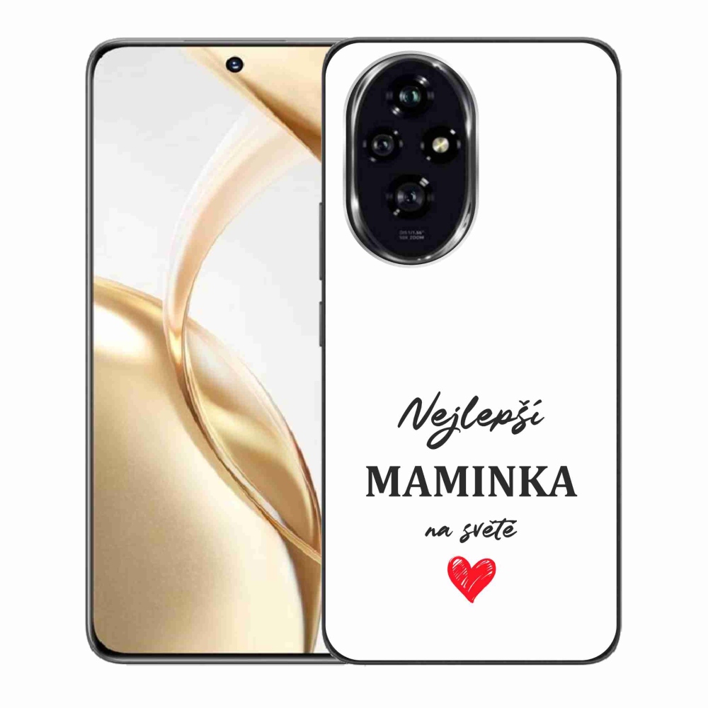 Zselés borító mmCase a Honor 200 5G készülékhez - legjobb anya 1 fehér háttér