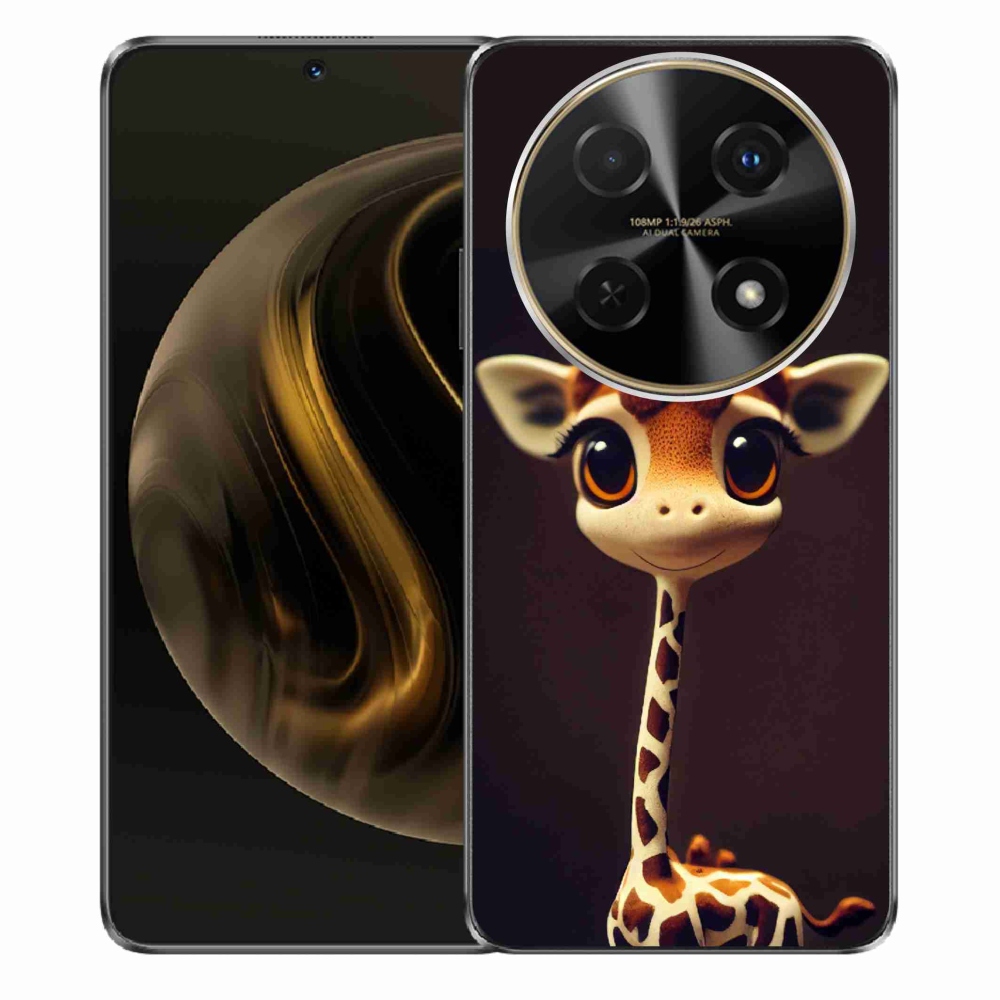 Gél borítás mmCase a Huawei Nova 12i készülékhez - kis zsiráf