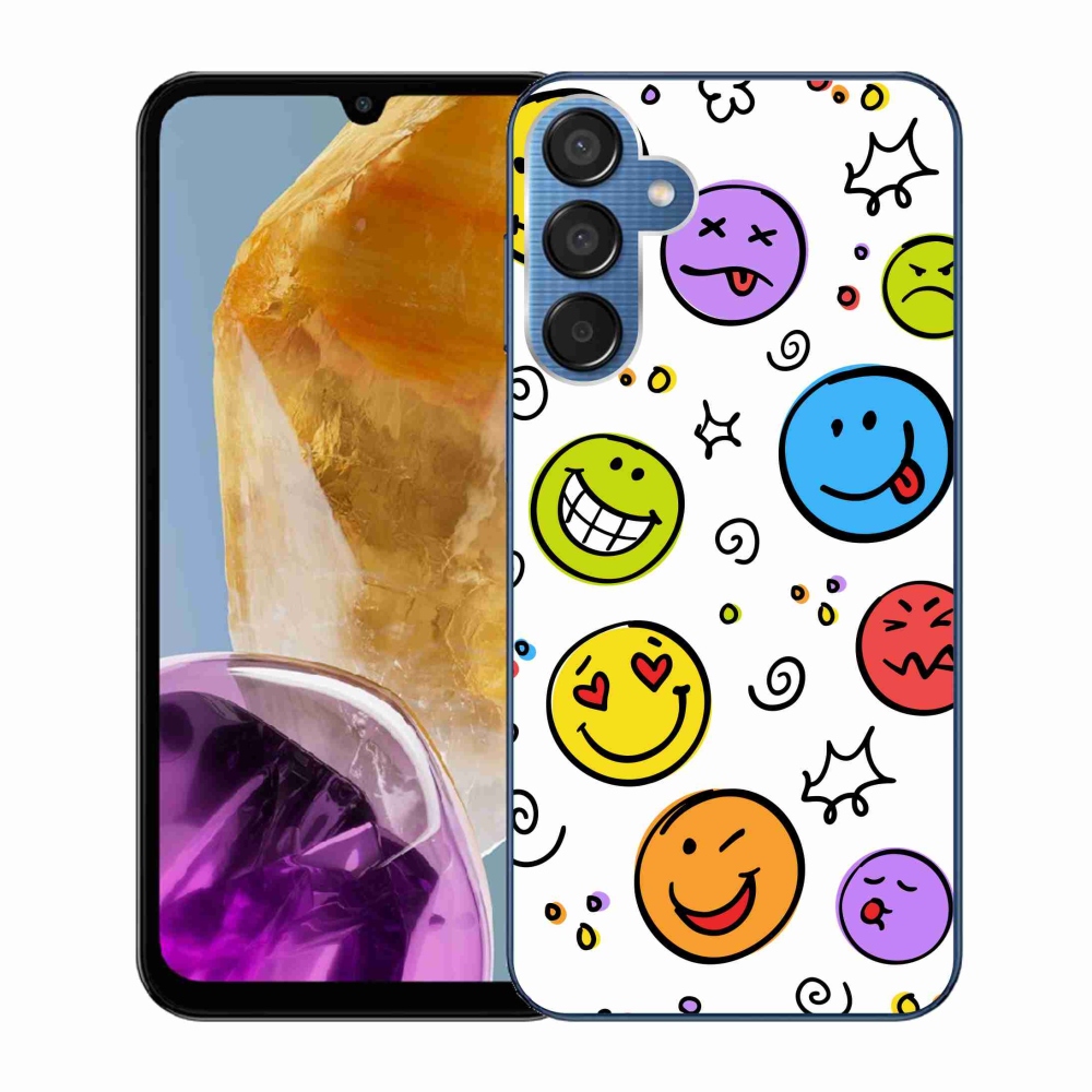 Zselés borítás mmCase Samsung Galaxy M15 5G - smiley-khoz