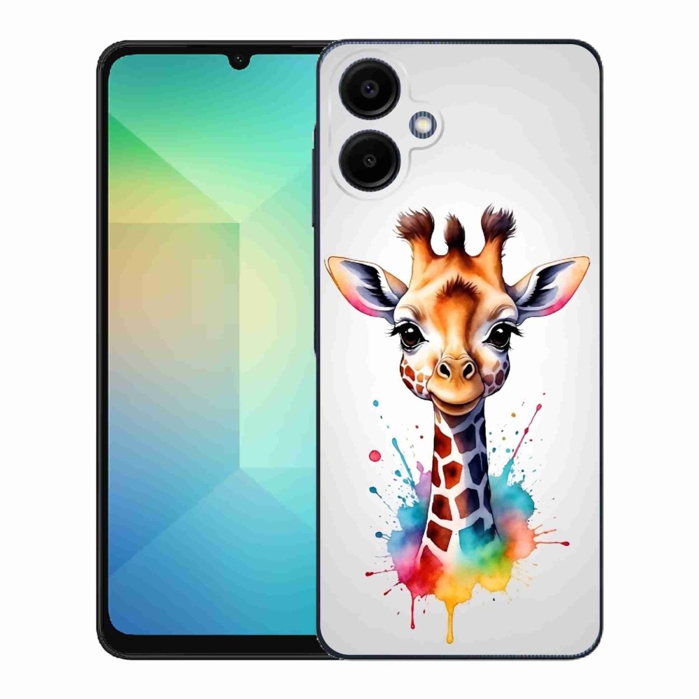 Zselés borítás mmCase Samsung Galaxy A06 4G - zsiráf 1