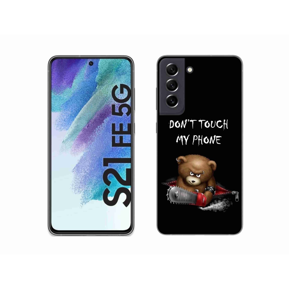 Gél védőburkolat mmCase Samsung Galaxy S21 FE 5G - ne érintse meg a telefont